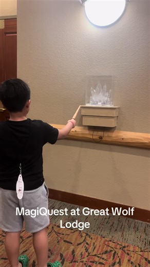 I did not finish the quest but there’s something I need to look forward when we get back as I can still continue where I left off. #magiquest #greatwolflodge