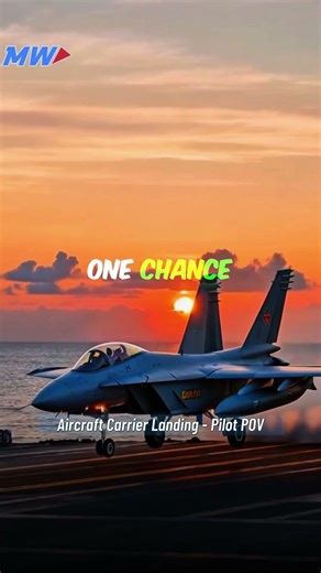 Only 300 Feet to Land 😱 #CarrierLanding #Aviation