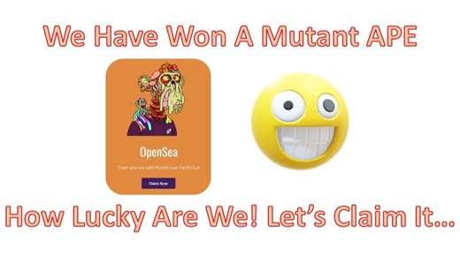 A Sensational Win: Mutant Ape NFT! (Phishing Scam Explored)