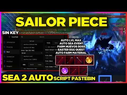 SAILOR PIECE Script 2026 No Key AUTO FARM, AUTO QUEST, DUNGEON, INFINITE TOWER, KILL AURA (BEST)