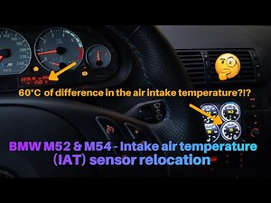 🌡️ BMW M52 & M54 - Was the Intake Air Temp. Sensor (IAT) in the wrong location by design? 🤔 #bmw