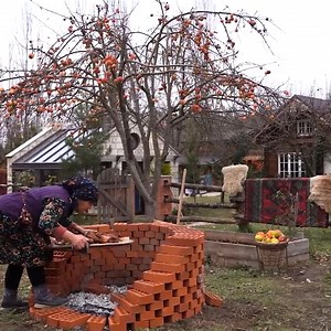 Stuffed Chicken Under the Iron Dome Unique Cooking Method. | Grandma Cooking Life