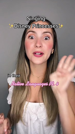 Disney Princesses Singing in Their Native Languages