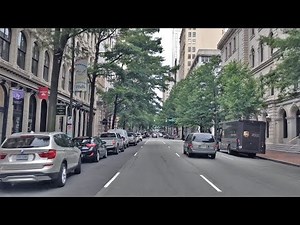 Driving Downtown - Richmond Main Street 4K - Virginia USA
