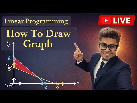 Linear Programming Graph Method | How To Draw Graph Step By Step | By HV Sir