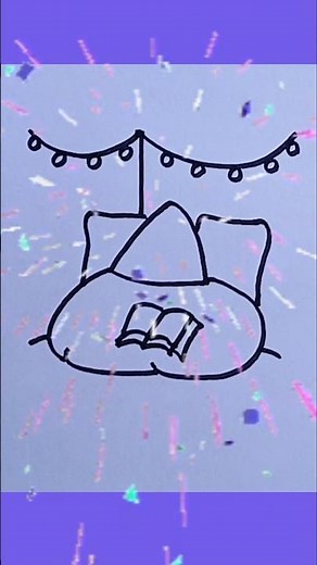 How to Draw a Cozy Bed with Pillows and Lights 🛏️✨ #howtodraw #beddrawing #cozydrawing #cutedrawing
