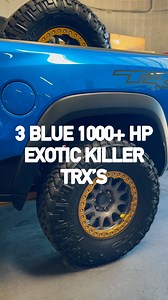 6.8K views · 1.4K reactions | This week we have 3 blue Exotic Killer TRX’s in the shop. Blue is one of our favorite TRX colors. Especially when paired with some gold accents  | SRT Autoworks | Facebook