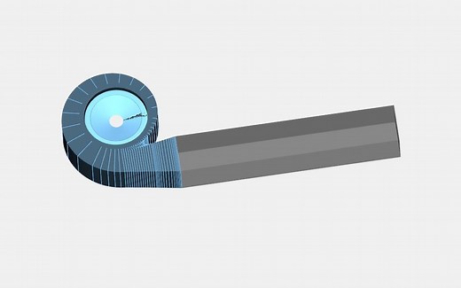 CFturbo案例多翼离心风机
