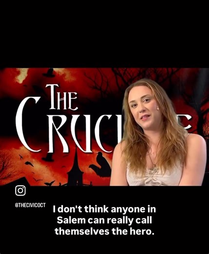 1.8K views · 40 reactions | Go behind the scenes with Katarina Shaner as she reveals the humanity—and the horror—behind Abigail Williams in The Crucible.#TheCivicOCT #AbigailWilliams #TheCrucible #BehindTheScenes #OCTTheatre #Salem | Ocala Civic Theatre | Facebook