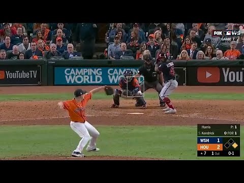 Howie Kendrick Go-Ahead 2-Run Home Run vs Astros | Nationals vs Astros WS Game 7
