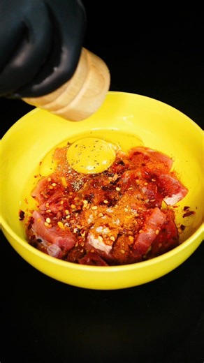 Crispy fried mutton recipe asmr #cooking #asmrcooking #recipe #cookingasmr | The Mali Kitchen