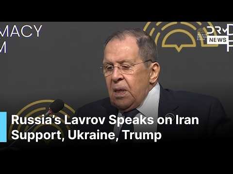 Russian FM Lavrov Addresses Iran War, US, Global Crises at Antalya Diplomacy Forum 2026 | AC1G