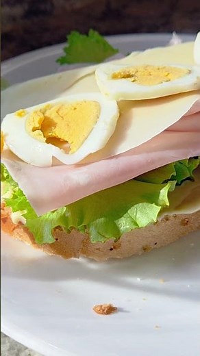 Easy open-faced sandwich for busy days
