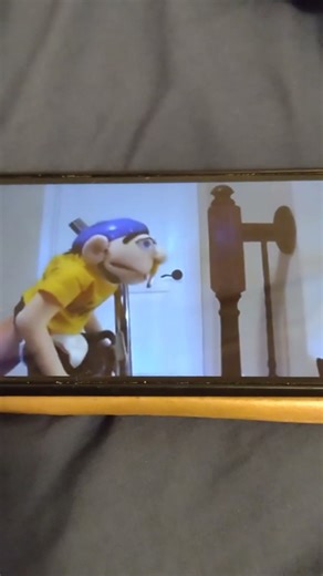 Jeffy goes for a Ride Downstairs with Mr Vacuum Cleaner