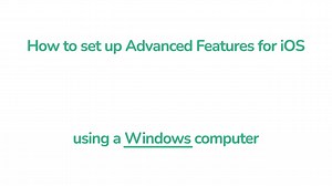 Setup Advanced Features with Windows_EN