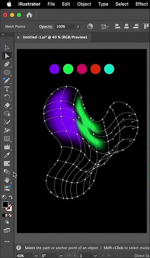 Mesh Tool in Adobe Illustrator