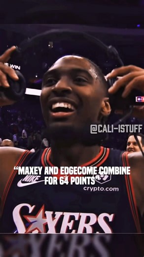 Edgecomb and maxey were on fire!|#shorts #nba