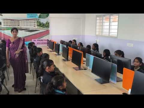 Modified AI Computer lab Orientation Class for 3rd STD "A" section students.