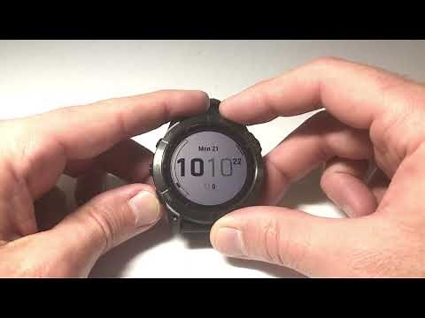 Garmin Fenix 7X: Change and customize watchface