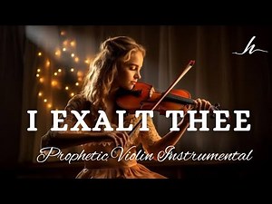 Inspiring Violin Instrumental Worship/I EXALT THEE/Background Christian Music
