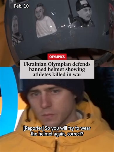 Ukrainian Skeleton Racer Defies IOC Ban with Tribute