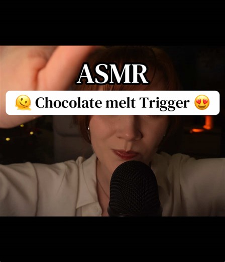 Relaxing ASMR Chocolate Melt Sounds with Hand Movements
