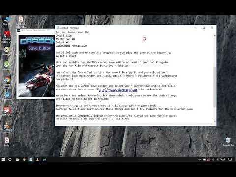 How To Fix | NFS Carbon Saving Error On Windows 10 | Watch Whole Video | Subscribe
