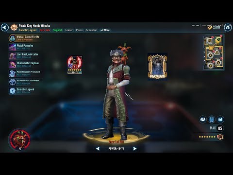 SWGOH | Pirate King Hondo Ohnaka | Unlock | Tales of the Pirate King | Journey Guide