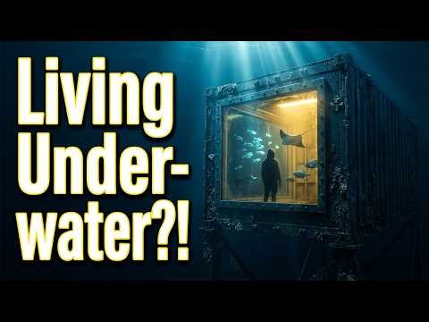 How We Built a Real Underwater Container Home Deep Sea Habitat Installation Documentary