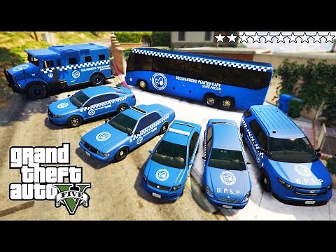 GTA 5 - Stealing SECRET PRISON CARS with Franklin! (Real Life Cars #137)