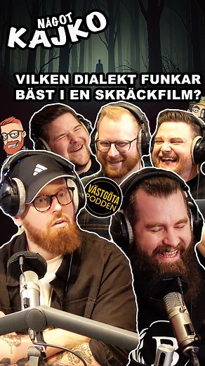 Vilken dialekt tycker du? 🗣️ @vastgotapodden gästar oss och bjuder på massvis med garv! Lyssna på podden “Något Kajko” - finns där poddar finns! #nagotkajko #någotkajko #något #nagot #kajko #podcast #podd #pod #sweden #sverige #swedish #svenska #västgötapodden #vastgotapodden #skräckfilm #västergötland #norrköping #östergötland #linköping #katrineholm #skövde #humor #2025 #foryou #fördig #foryoupage #dawwa #brutti | Något Kajko Podcast