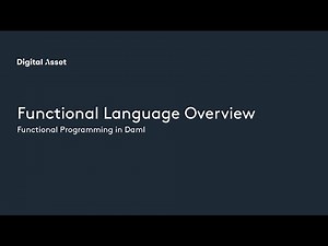 Lesson 2: Functional Language Overview