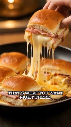 Irresistible Ham & Cheese Party Rolls!