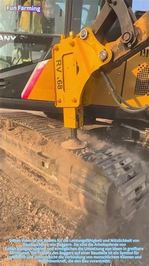 Der mächtige Bagger: Die Kraft von Baumaschinen enthüllt