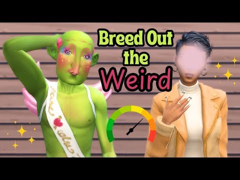 Breed Out the Weird (Alien) Challenge in The Sims 4 😱