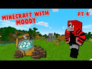 I Found My FIRST VILLAGE! - Minecraft With Moody P4