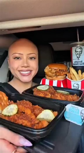 KFC ASMR | Crispy Spicy Chicken Wings & Zinger Burger Mukbang Eating Show #asmr #shorts #kfcfrance
