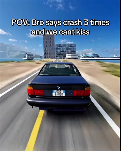 POV: Bro says crash 3 times and we can't kiss - Funny POV skit