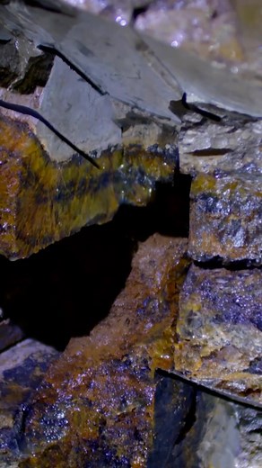 This #EarthDay, we're going underground! This blue mineral hasn't been found ANYWHERE else! 😱 #UndergroundMarvels #minerals