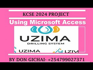 KCSE 2024 PROJECT ║ UZIMA BOREHOLE DRILLING SYSTEM ║ STEP BY STEP
