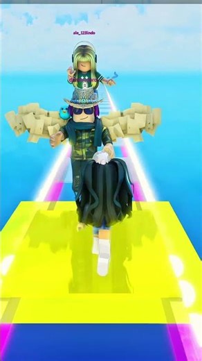 Baddie beats the obby 😌#shorts