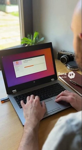 Install Ubuntu 25.10 🌚 #ubuntu #linux