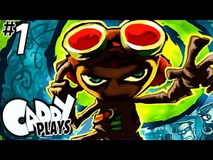 Caddy Plays Psychonauts [100% RUN] (Part 1)