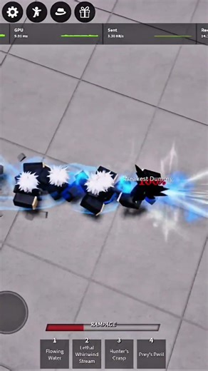 Doing kyoto on dummy 🔥 #roblox #tsb #shorts