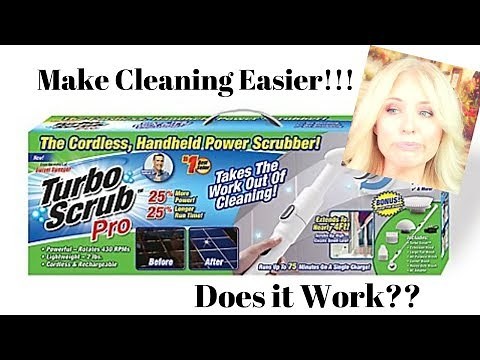 TURBO SCRUB PRO | REVIEW | DOES IT WORK | MAKE CLEANING EASIER