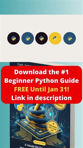 Download the #1 Beginner Python Guide — FREE Until Jan 31!