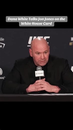 Dana White Talks Jon Jones on the White House Card. How many times did he say “Jon Jones”? 😂 #UFC #danawhite #ufc326 #jonjones #whitehouse