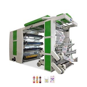 [Hot Item] Manual Controlled 6 8 Color Plastic Film Press Flexographic Flexo Printing Machine Price