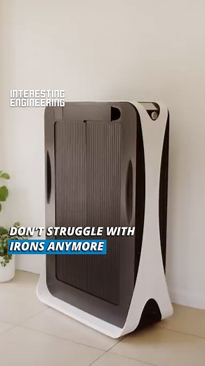 This device can be filled with 12 clothes at once and it is able to iron them within 3 minutes. | Interesting Engineering