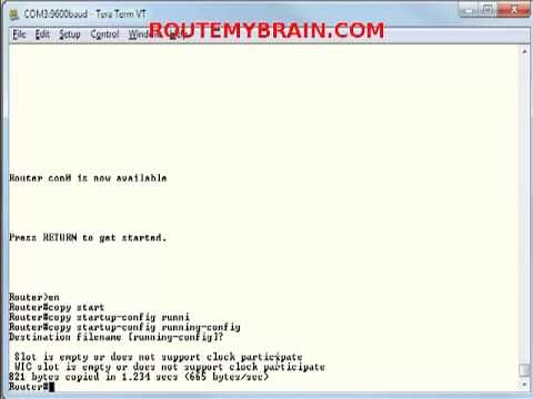 Reset Cisco Router Switch Password